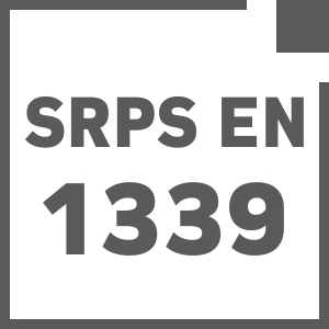 24 Proizvod usaglašen sa SRPS EN 1339